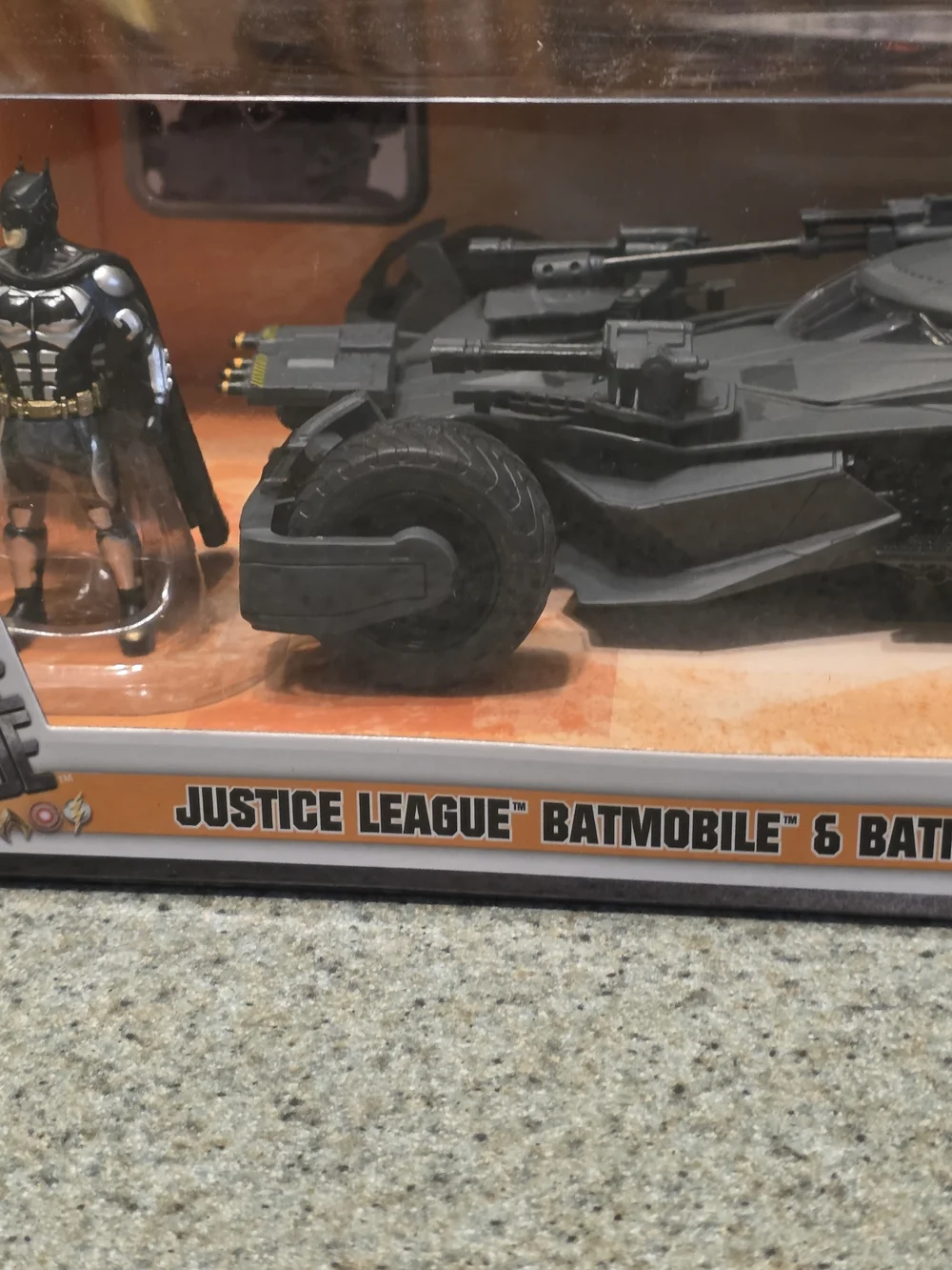 Die-cast Justice League Batmobile